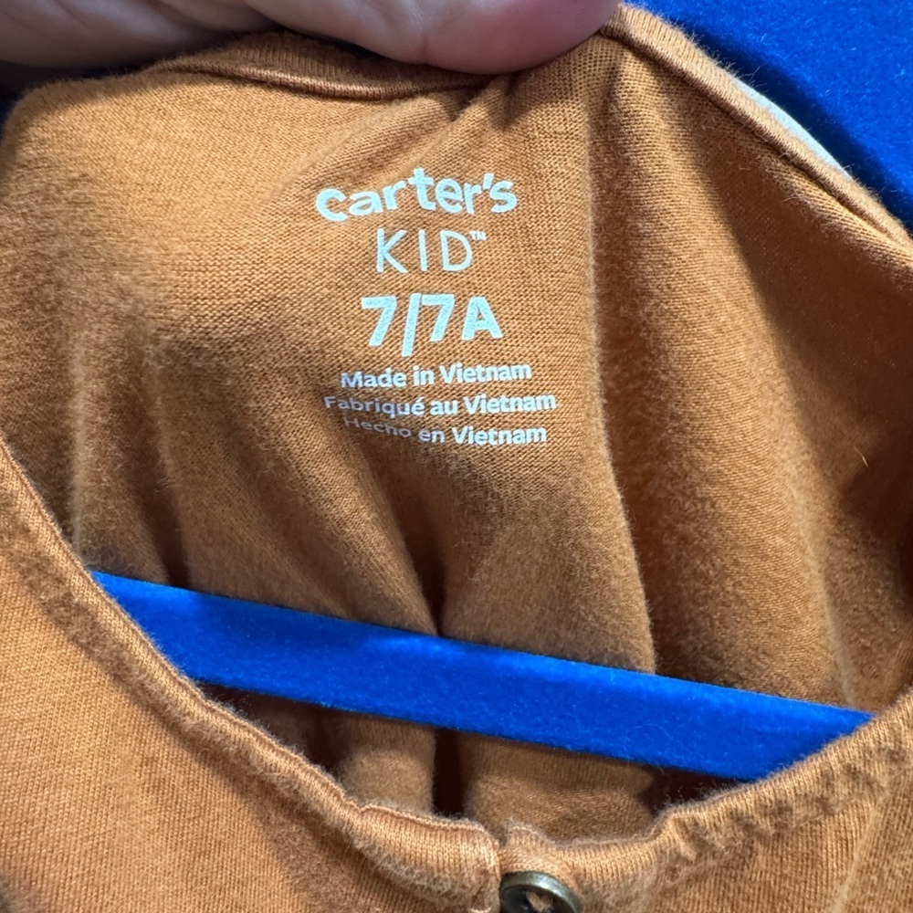 ☀️Carter's Tan Long Sleeve Top for Kids - Picture 3 of 3
